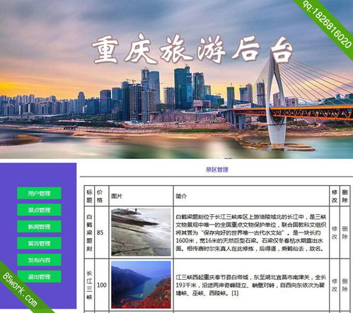 重慶旅游網(wǎng)站設(shè)計(jì)與旅游開發(fā)項(xiàng)目策劃解析